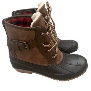 EUC Madden Girl Lacee Duck Boots - Waterproof/Rubber - Size 6